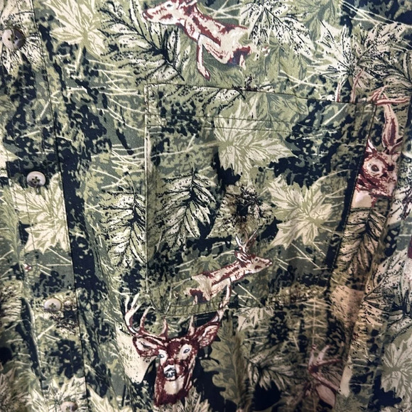 Field Tested Outdoor Life Camo Deer Hunting Long Sleeve Button Down Mens 3XL - Picture 5 of 8